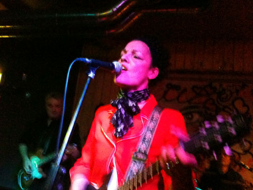 Delphi Newman and her band play the Cobden Club